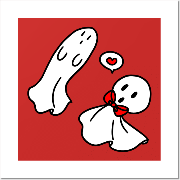 Love Ghosts Wall Art by saradaboru